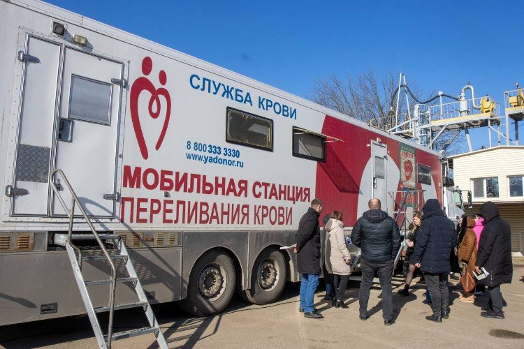 Сотрудники «Прогресс Агро» вновь сдавали донорскую кровь