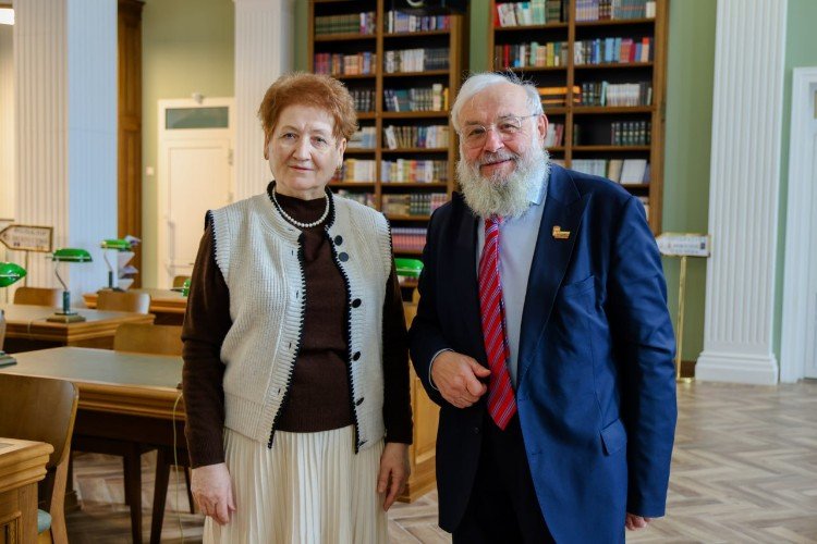 В Первом Лобачевского побывали Владимир Громов и Екатерина Вакуленко